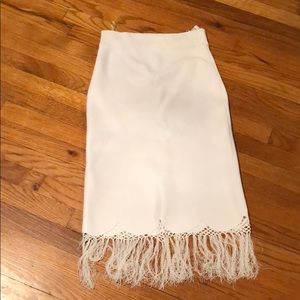 White ALC pencil skirt small